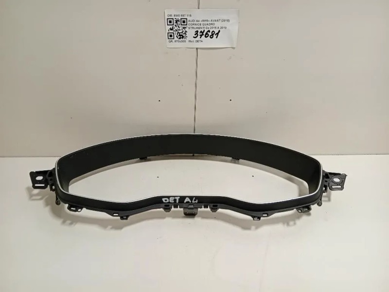 Cornice Quadro Strumenti 8W0 857 115 CORINCE Audi A4 8W5 Avant 2015
