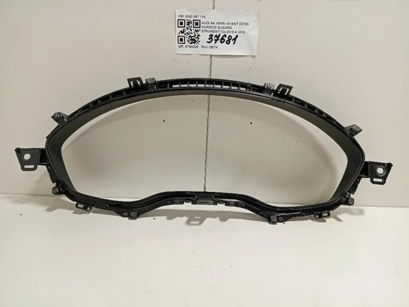 Cornice Quadro Strumenti 8W0 857 115 CORINCE Audi A4 8W5 Avant 2015