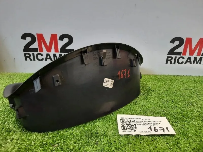 Cornice Quadro Strumenti 5J1857053A47H Skoda Roomster 5J7 2010