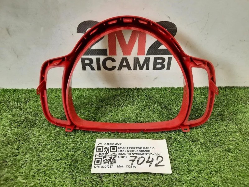 Cornice Quadro Strumenti A4515420091 COPERCHIO Smart Fortwo Cabrio 451 2007