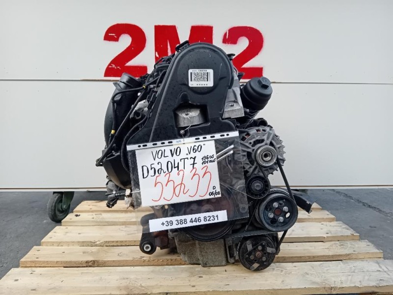 Motore Completo D5204T7 136 CV 101 KW Volvo V60 I 2013