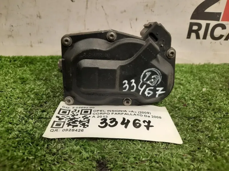 Corpo Farfallato 50569200 Opel Insignia A 2009