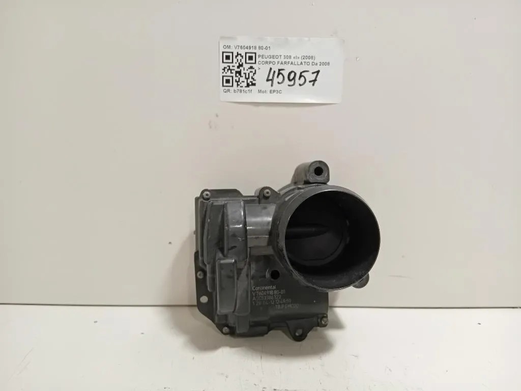 Corpo Farfallato V7604918 80-01 Peugeot 308 I 2008