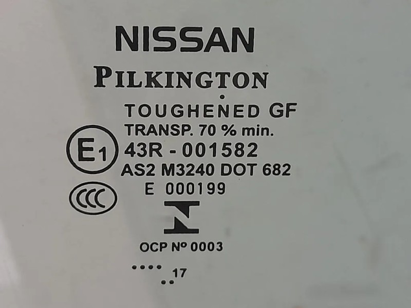 Cristallo Fiancata ANT DX AS2M3240DOT682 Nissan Qashqai I 2010