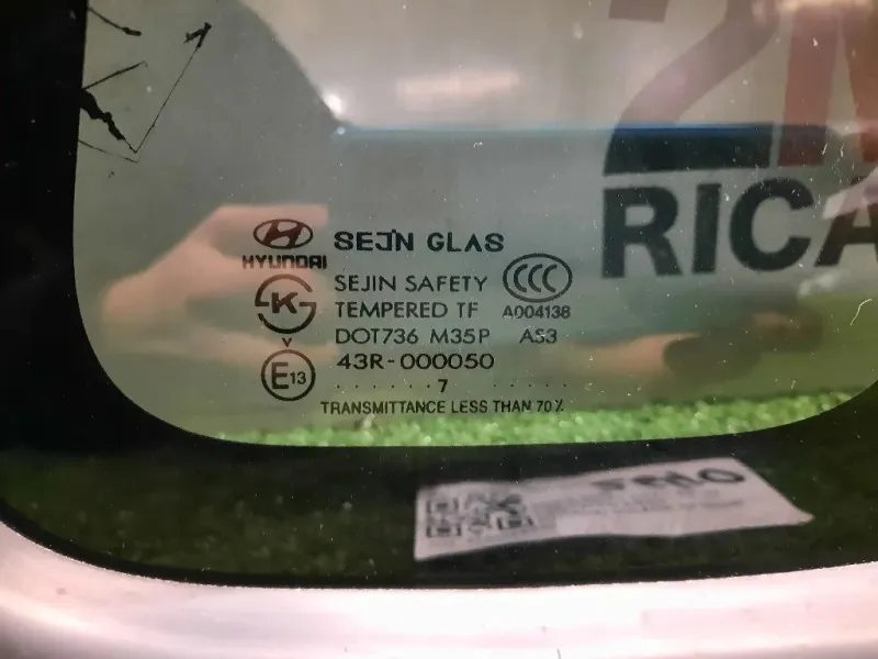 Cristallo Fisso Parafango POST DX 878202E020 Hyundai Tucson I 2005