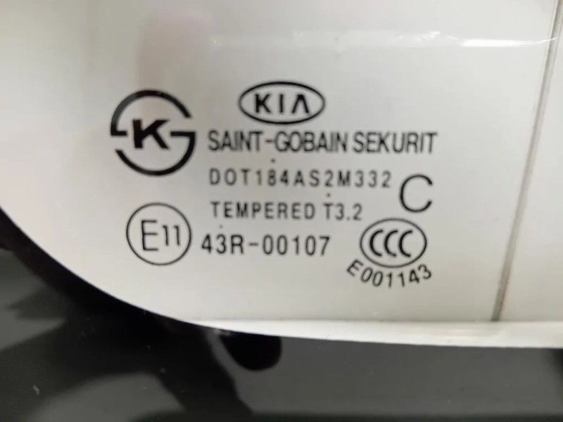 Cristallo Fisso Parafango POST DX VETRO CRISTALLO Kia RIO III 2012