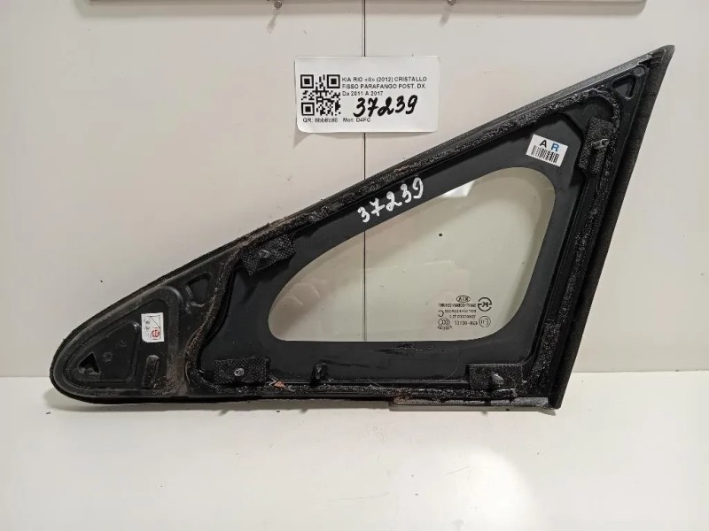 Cristallo Fisso Parafango POST DX VETRO CRISTALLO Kia RIO III 2012