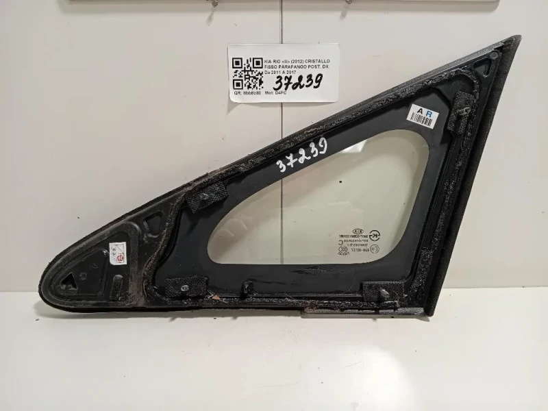 Cristallo Fisso Parafango POST DX VETRO CRISTALLO Kia RIO III 2012