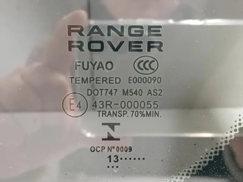 Cristallo Fisso Parafango POST DX Land Rover Range Rover Evoque I 2011