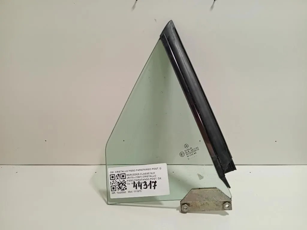 Cristallo Fisso Parafango POST DX A1706700410 Mercedes Classe SLK R170 1997