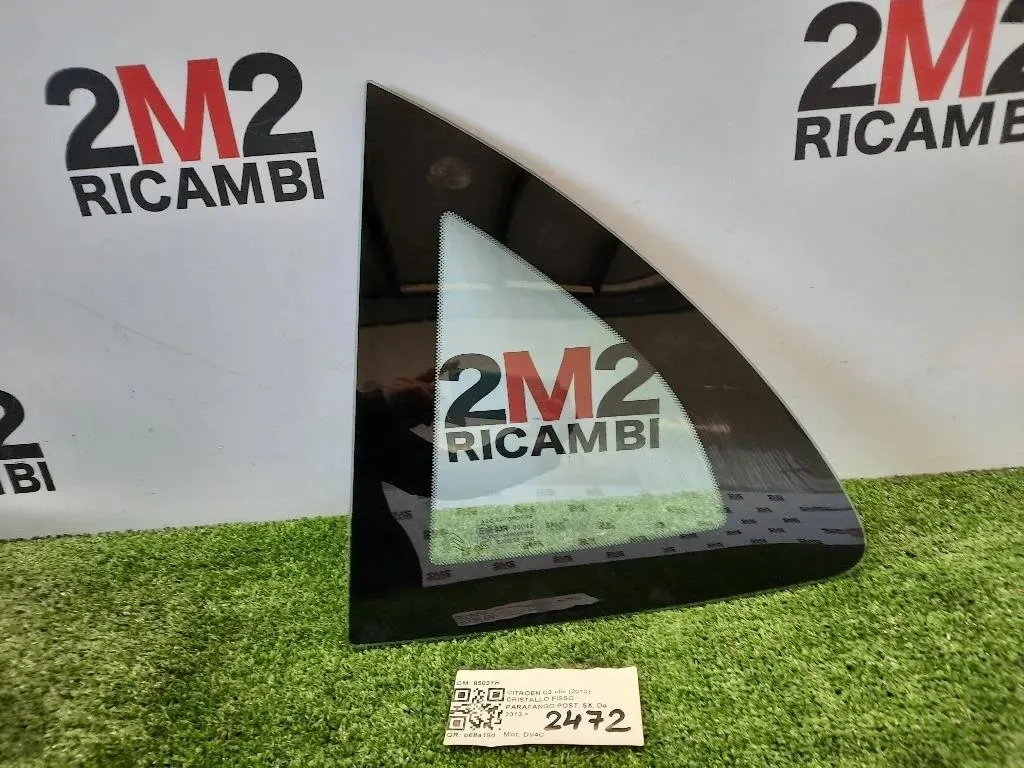 Cristallo Fisso Parafango POST SX 8569YH Citroen C3 II 2013