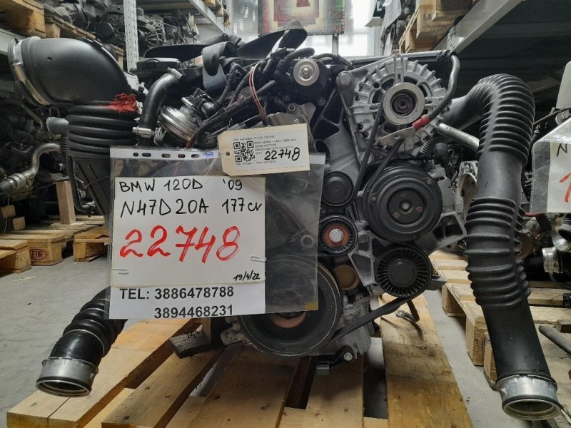 Motore Semicompleto N47D20A 177 CV 130 KW Bmw Serie 1 E87 Berlina 2005