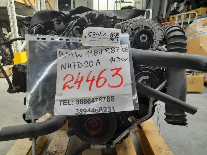 Motore Semicompleto N47D20A 143 CV 105 KW Bmw Serie 1 E87 Berlina 2005