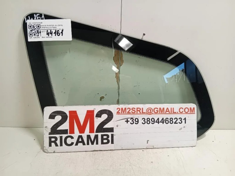 Cristallo Fisso Parafango POST SX 833074784R Dacia Duster II 2018