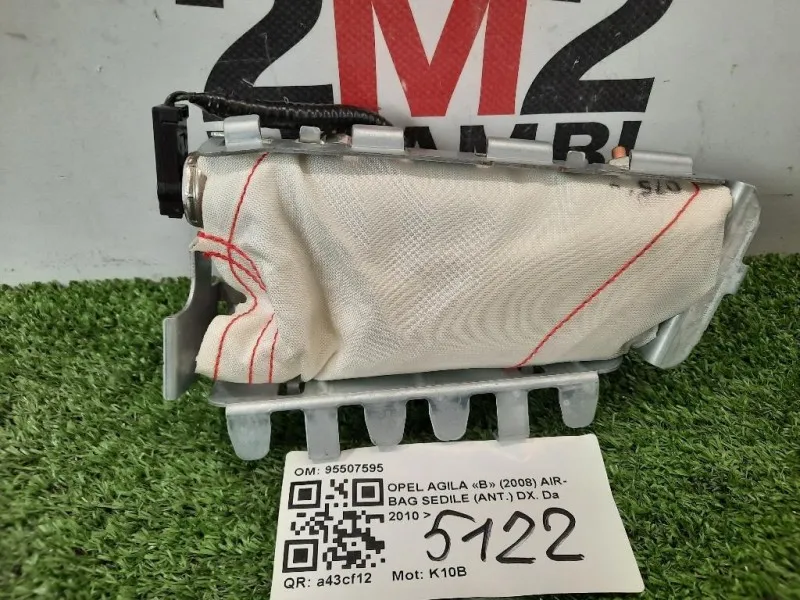 Air-bag Sedile ANT DX 95507595 8535051K0 Opel Agila B 2008
