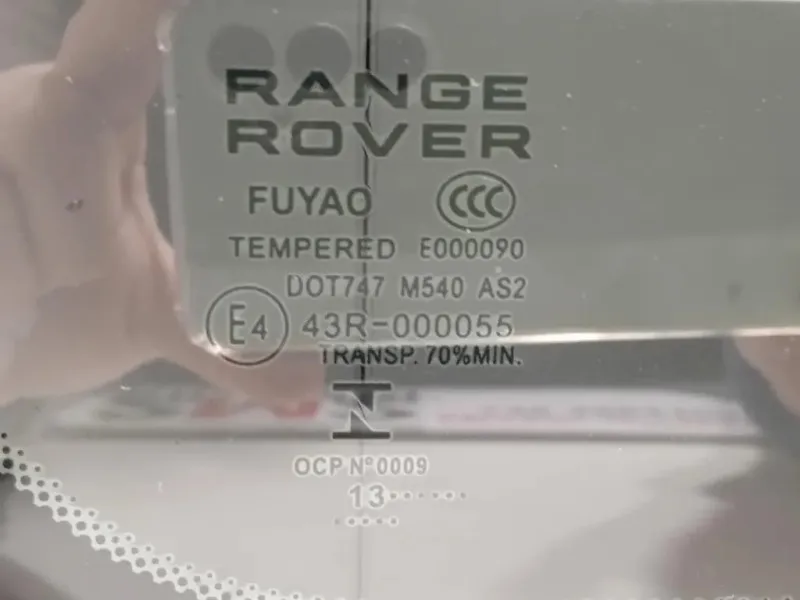 Cristallo Fisso Parafango POST SX Land Rover Range Rover Evoque I 2011