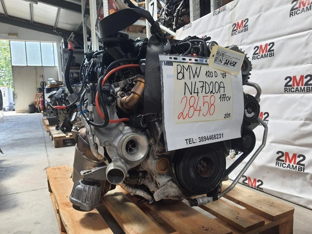 Motore Semicompleto N47D20A 177CV 130KW Bmw Serie 1 E87 Berlina 2005