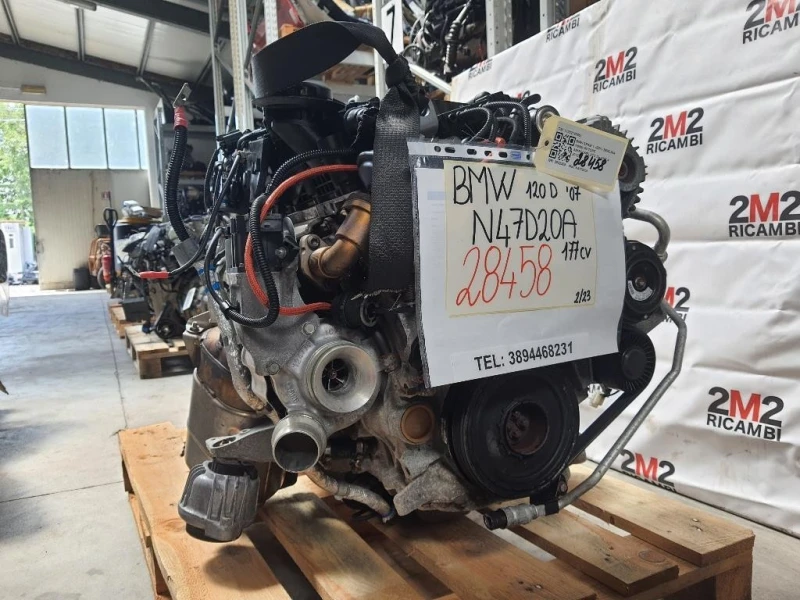 Motore Semicompleto N47D20A 177CV 130KW Bmw Serie 1 E87 Berlina 2005