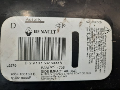 Air-bag Sedile ANT DX 13213587 Opel Corsa D 2007
