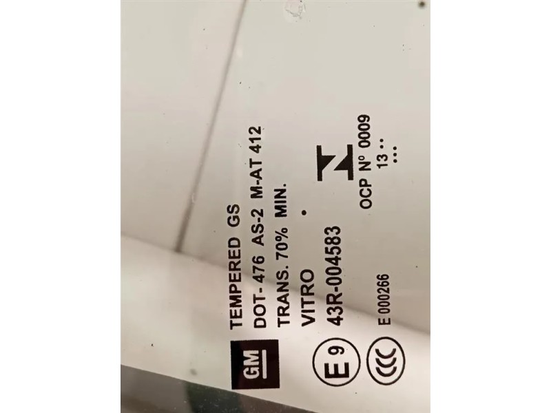 Cristallo Fisso Porta ANT SX  Opel Mokka 2013