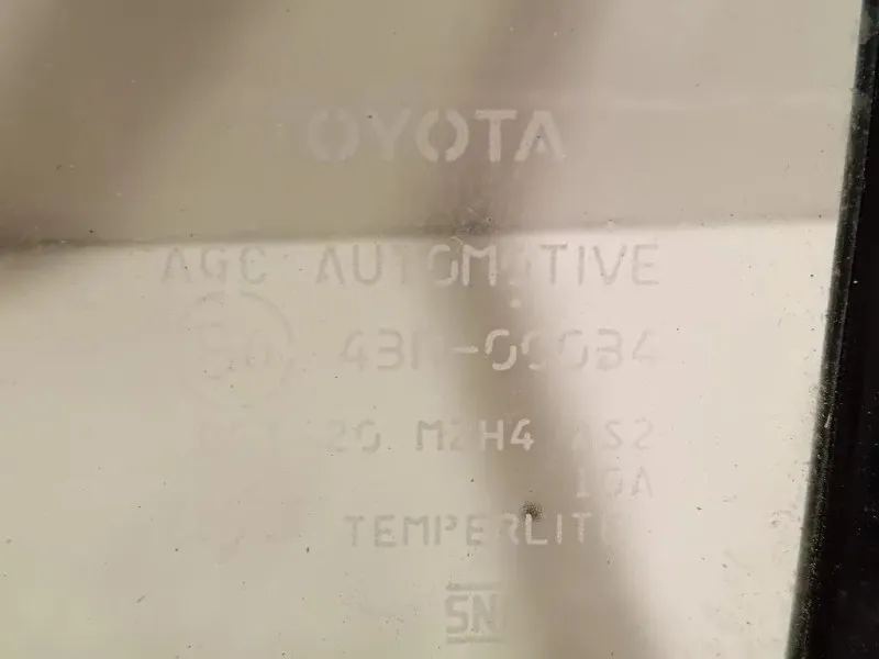 Cristallo Fisso Porta ANT SX 6812642020 Toyota RAV 4 V 2018