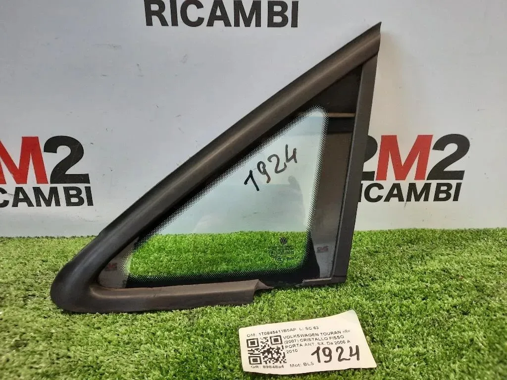 Cristallo Fisso Porta ANT SX 1T0845411B5AP Volkswagen Touran II 2007