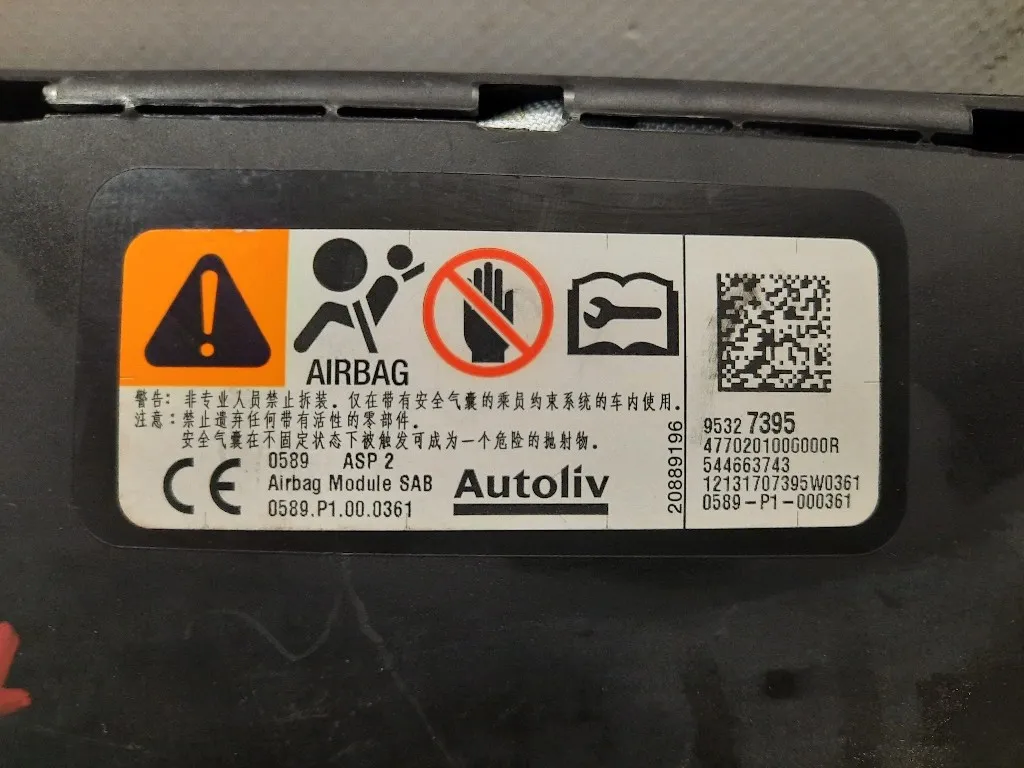 Air-bag Sedile ANT DX 95327395 Opel Mokka 2013