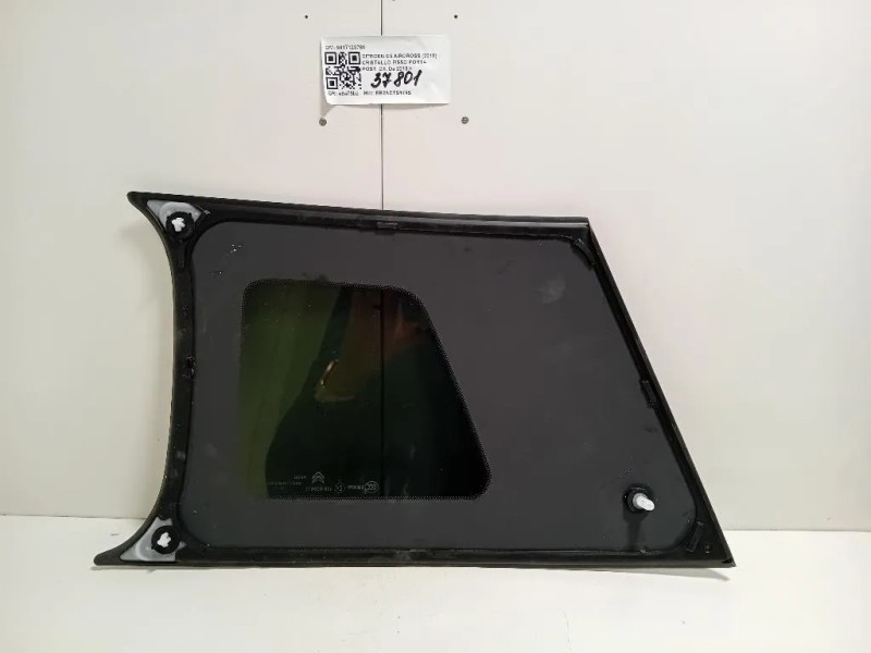 Cristallo Fisso Porta POST DX 9817123780 Citroen C5 Aircross 2018