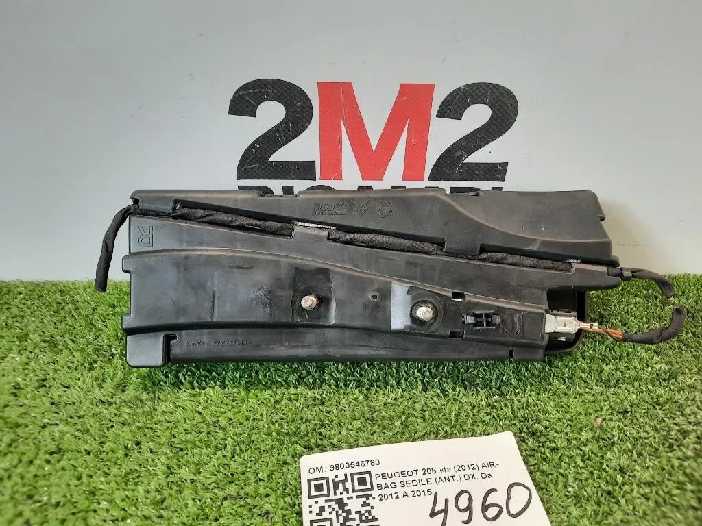 Air-bag Sedile ANT DX 9800546780 Peugeot 208 I 2012
