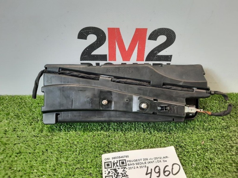 Air-bag Sedile ANT DX 9800546780 Peugeot 208 I 2012