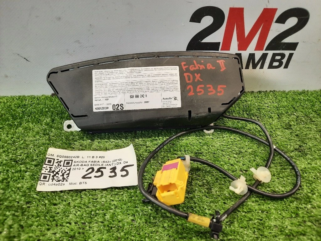 Air-bag Sedile ANT DX 6Q0880242B Skoda Fabia 542 2010