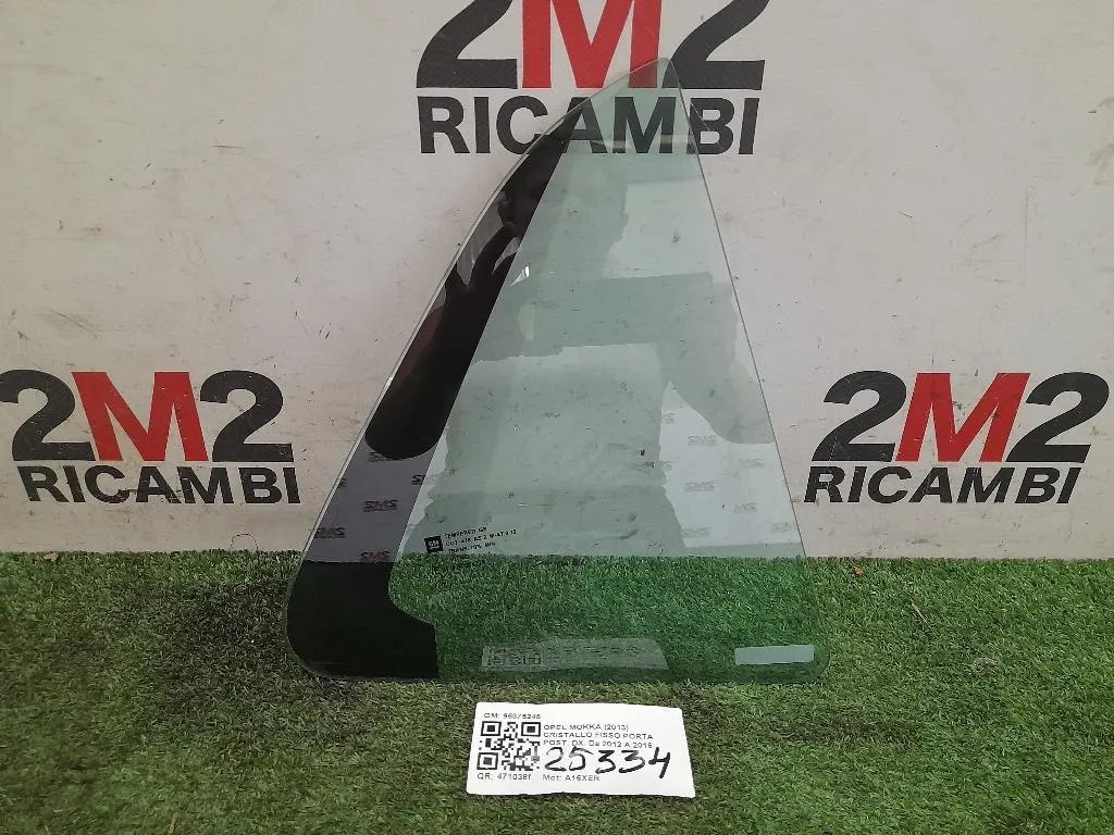 Cristallo Fisso Porta POST DX 95375245 Opel Mokka 2013