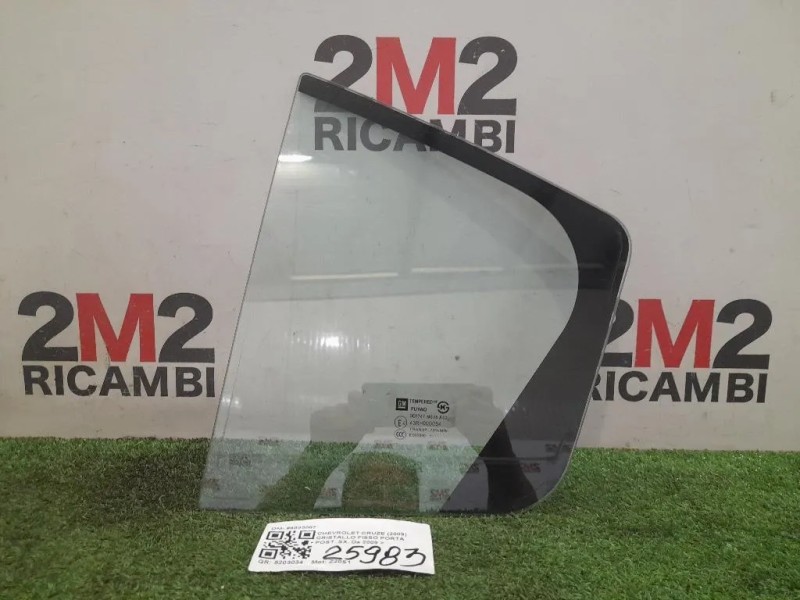 Cristallo Fisso Porta POST SX 96833087 Chevrolet Cruze 2009