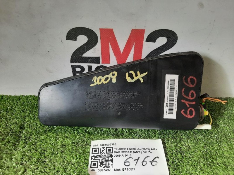 Air-bag Sedile ANT DX 9684602380 Peugeot 3008 I 2009