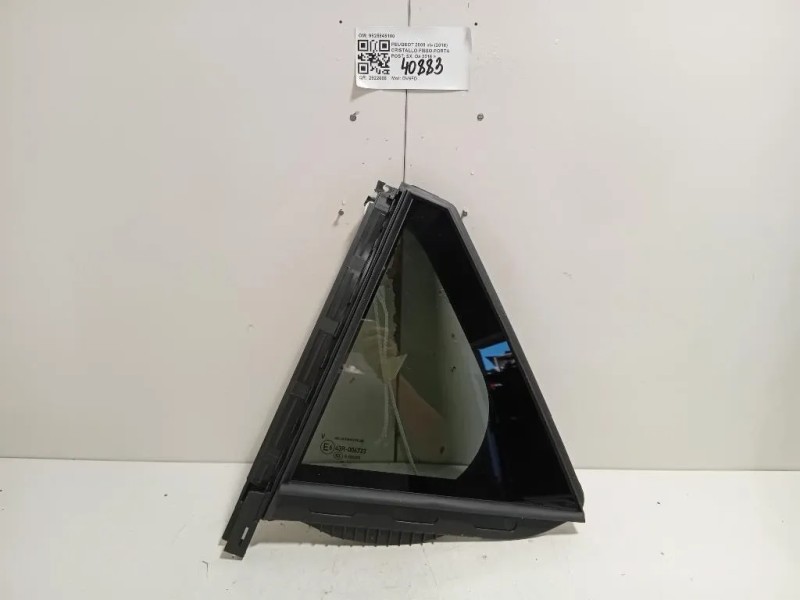 Cristallo Fisso Porta POST SX 9825845180 Peugeot 2008 I 2016