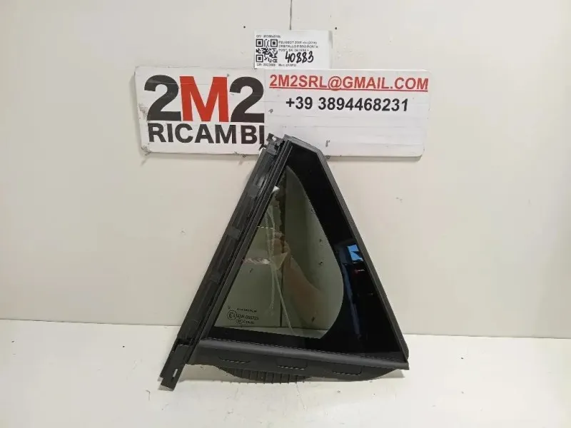 Cristallo Fisso Porta POST SX 9825845180 Peugeot 2008 I 2016