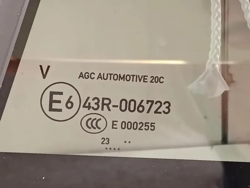 Cristallo Fisso Porta POST SX 9825845180 Peugeot 2008 I 2016