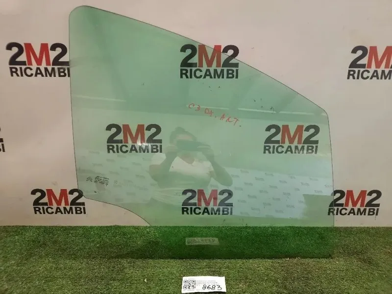 Cristallo Scendente Porta ANT DX VETRO CRISTALLO PORTA 9202P4 Citroen C3 II 2010