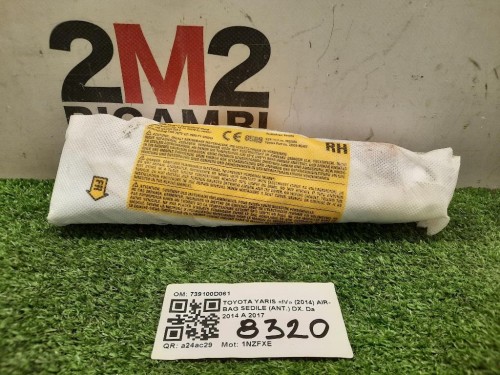 Air-bag Sedile ANT DX 985L07399R Renault Mégane III 2009
