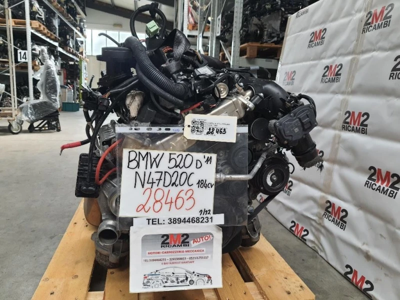 Motore Semicompleto N47D20C 184CV 135KW Bmw Serie 5 F10 Berlina 2010