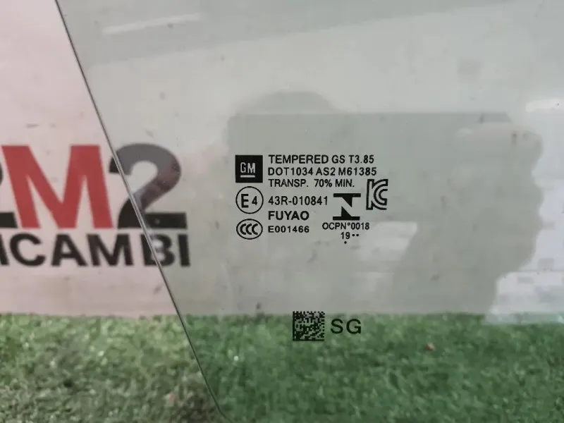 Cristallo Scendente Porta ANT DX 13412496 Opel Astra K 2019