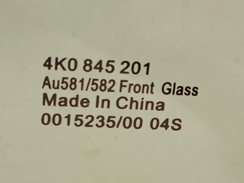 Cristallo Scendente Porta ANT SX 4K0 845 201 Audi A6 4a5c8 Avant 2018