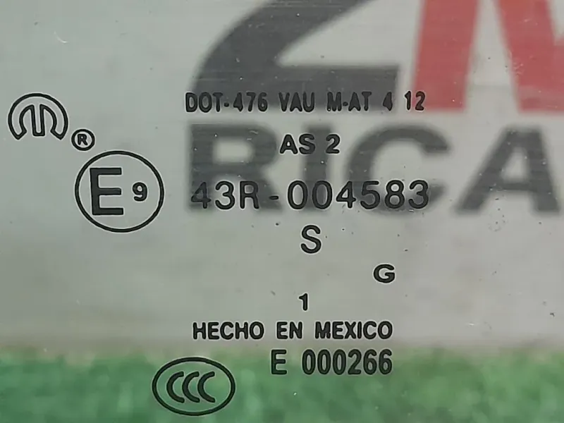 Cristallo Scendente Porta ANT SX 43R004583 Fiat Freemont 2011