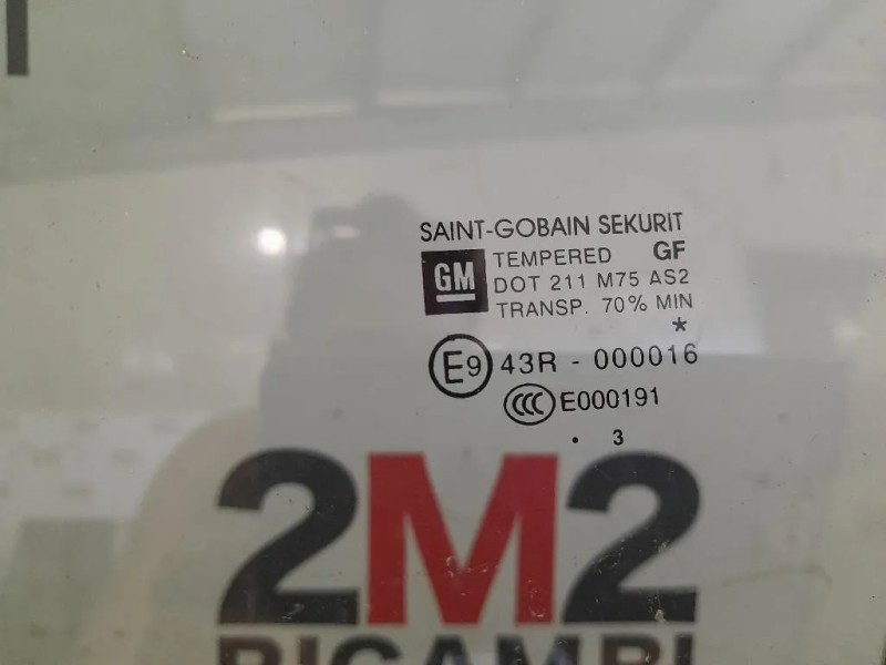 Cristallo Scendente Porta ANT SX 13270976 Opel Meriva B 2010