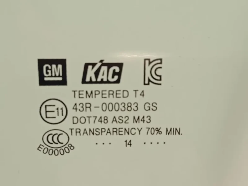 Cristallo Scendente Porta ANT SX Opel Mokka 2013