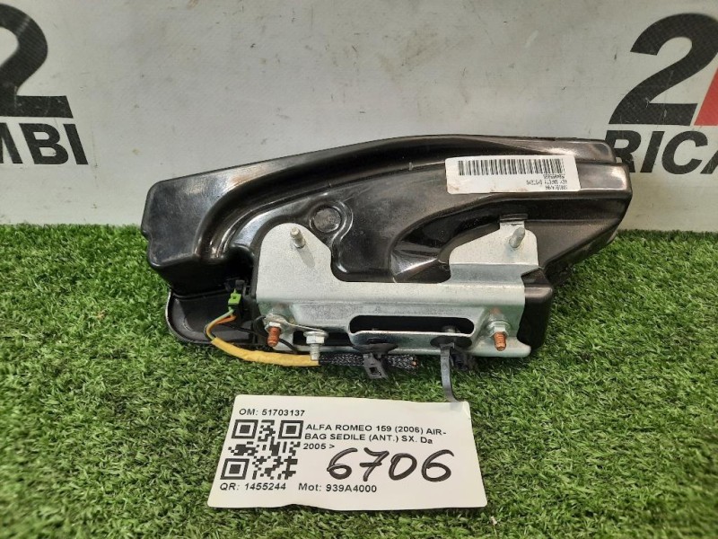 Air-bag Sedile ANT SX 51703137 Alfa Romeo 159 2006