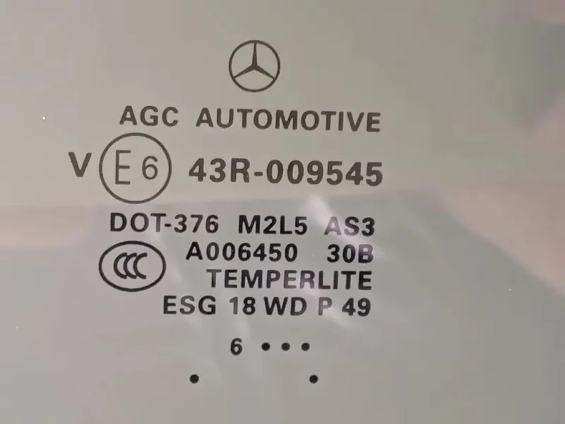 Cristallo Scendente Porta POST DX 43R-009545 Mercedes Classe GLE W166 2015