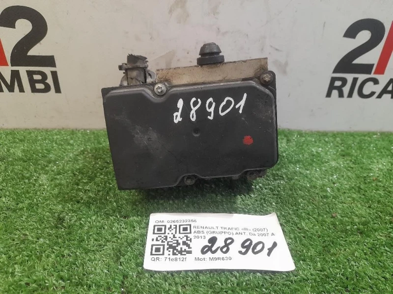 ABS Gruppo ANT 0265232356 Renault Trafic III 2007