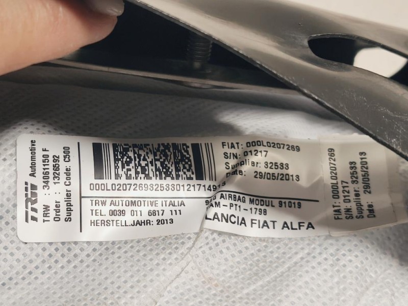 Air-bag Sedile ANT SX L0207269 Alfa Romeo Giulietta 2013