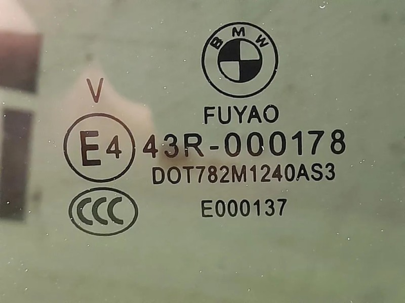 Cristallo Scendente Porta POST SX 43R000178 Bmw Serie 3 F30 Berlina 2012